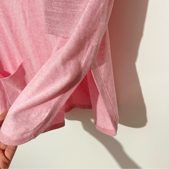 Lilly Pulitzer Cobo Sweater Heathered Pink Tropics Tint Small Coolmax Sparkly - Picture 7 of 10